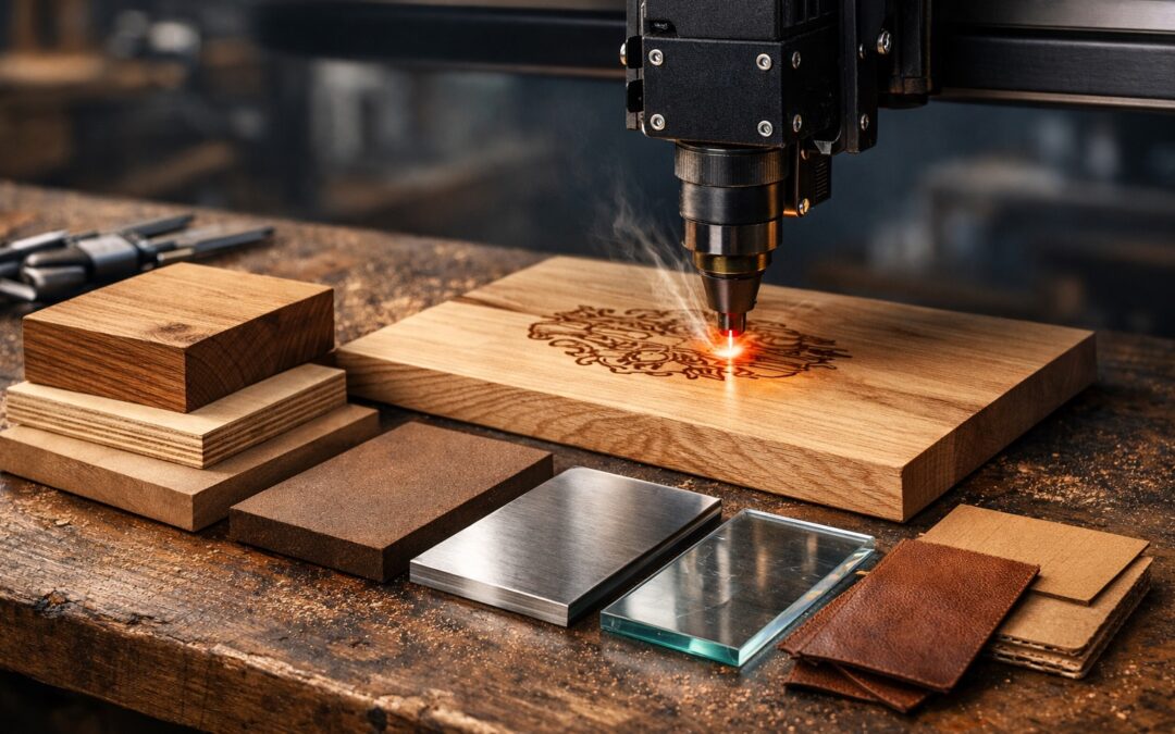 La gravure laser et ses applications sur les différents matériaux : du bois à l’industrie