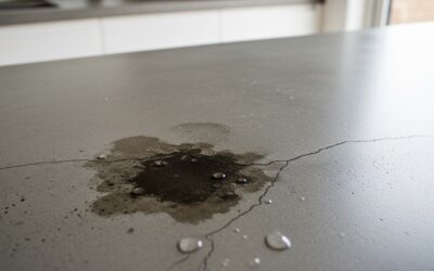 Plan de travail en béton ciré : les inconvénients